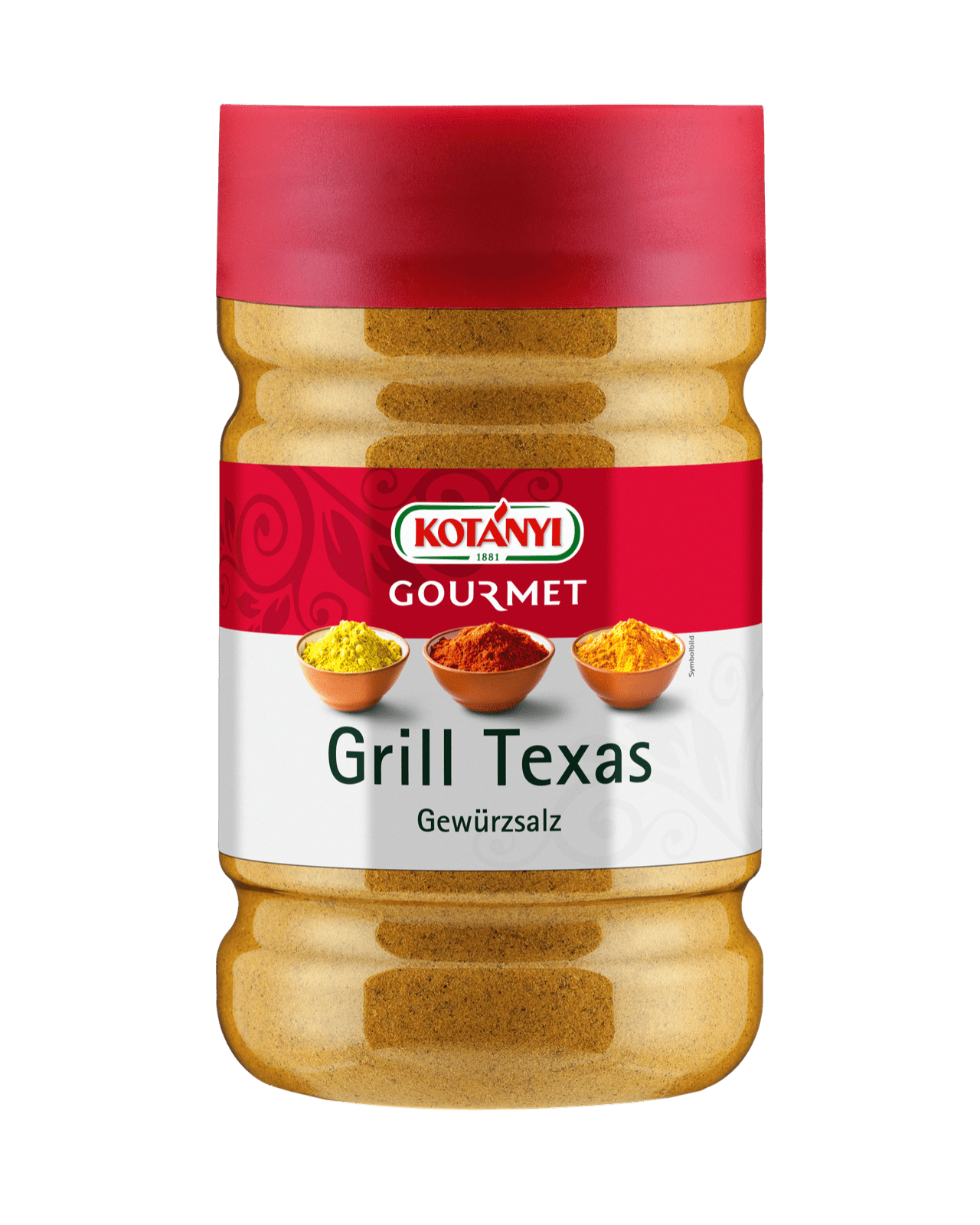 Kotanyi Gourmet Grill Texas Gewürzsalz in der 1200ccm Dose