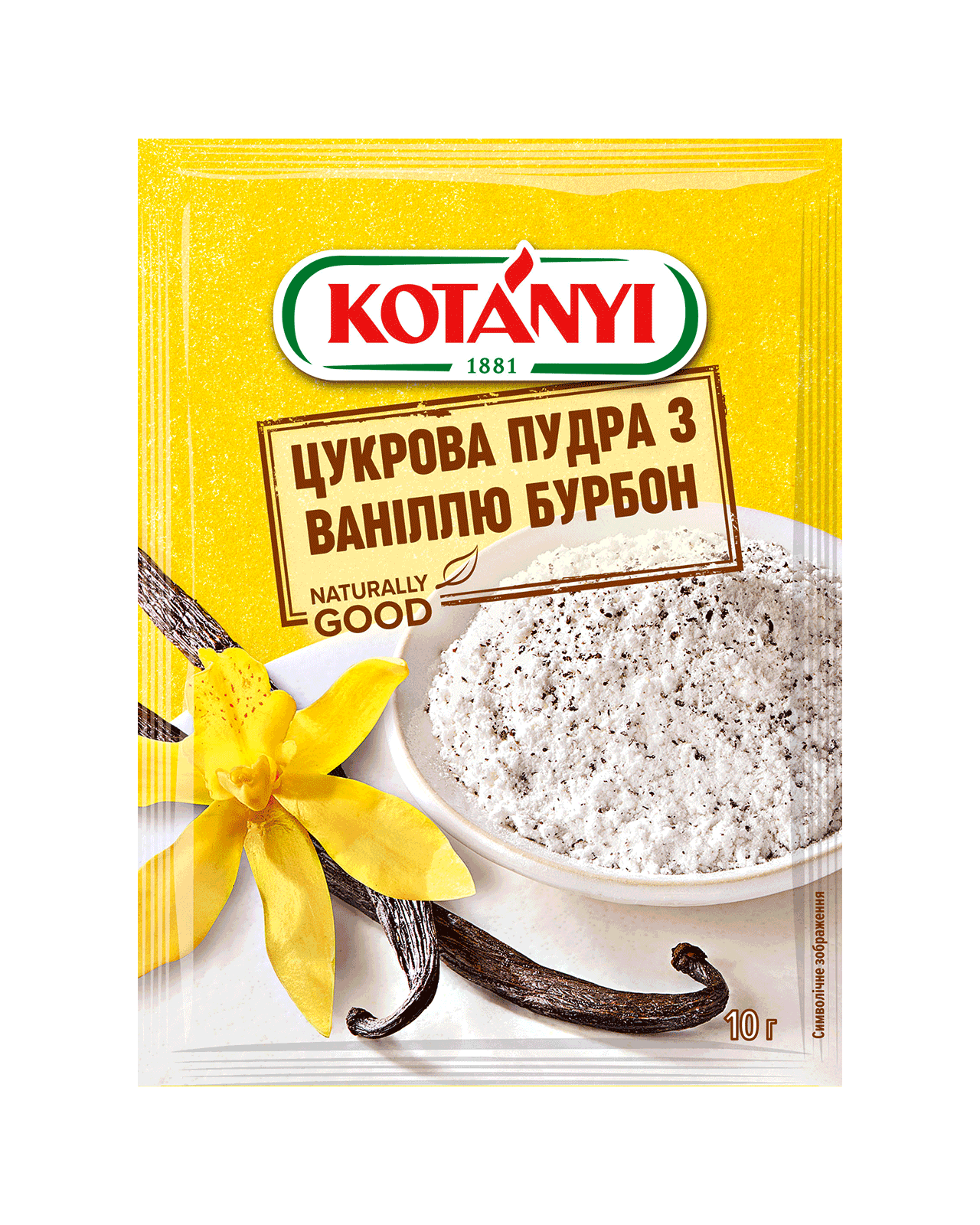 9001414010129 101213 Kotányi Bourbon Vanilla Sugar Ua Pouch Vs