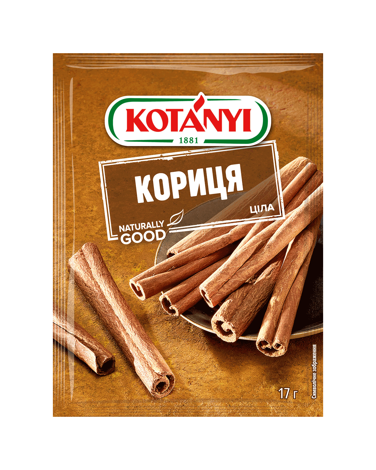 9001414700235 156413 Kotányi Cinnamon Sticks Ua Pouch Vs
