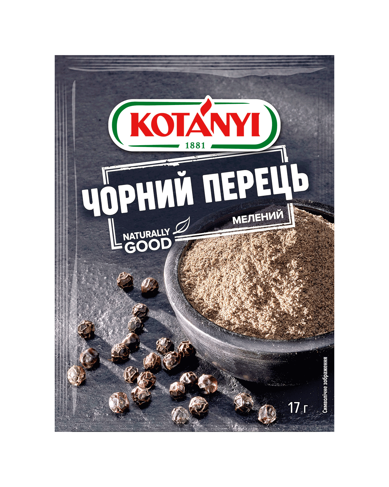 9001414015469 154613 Kotányi Black Pepper Ground Ua Pouch Vs