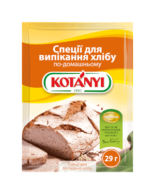 156913 Kotanyi Cпеції для випікання хлібу по домашньому B2c Pouch Min